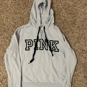 PINK zip up hoodies, slightly worn,